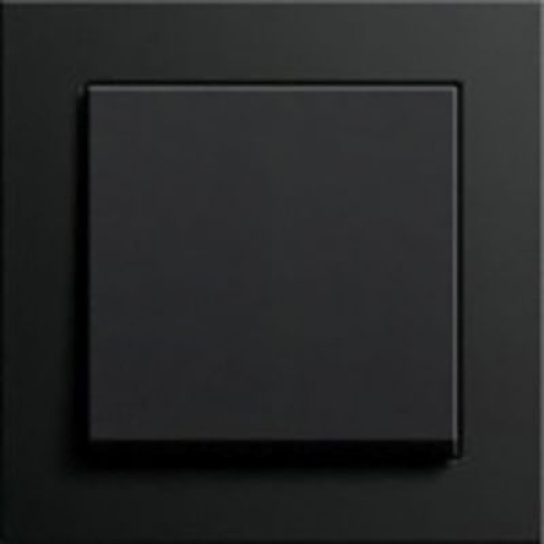 0211095 Рамка установочная для монтажа заподлицо E2 Черный матовый 1-постовая Gira