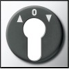 0664605 Накладка выключателя с ключом Хром Хром Gira