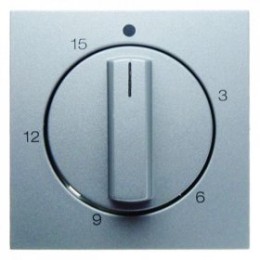 16321404 Центральная панель с регулировкой для механических таймеров цвет: алюминий, матовый B.1/B.7 Glas Berker