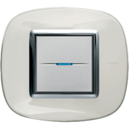 HB4802DB Рамка Axolute Овал Белая карамель 2-модульная Bticino