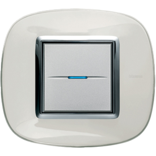 HB4802DB Рамка Axolute Овал Белая карамель 2-модульная Bticino