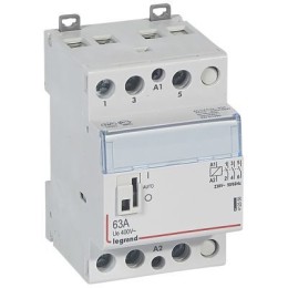 412550 CX3 Контактор 230V 3НО 63А с руч.уп. Legrand