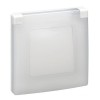 672550 Рамка с защитной крышкой Etika Белый 1-постовая  Legrand