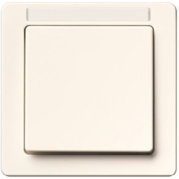 10116012 Рамка с полем для надписей Q.1 Белый бархат 1-постовая Berker