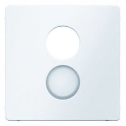 11966089 Центральная панель для розетки к громкоговорителю цвет: белый, с блеском Q.1 Berker
