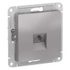 ATN000381 Atlasdesign Розетка телефонная RJ11, механизм, Алюминий Schneider Electric