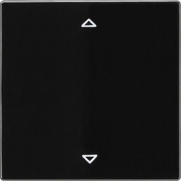 082247 Сенсорный выключатель управления жалюзи с функцией памяти Черный Gira S-color