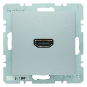 3315421404 BMO HDMI B.x цвет: алюминевый матовый Berker