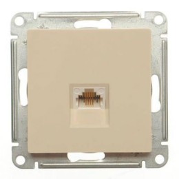 ATN000281 Atlasdesign Розетка телефонная RJ11, механизм, Бежевый Schneider Electric