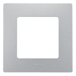 672551 Рамка Etika Алюминий 1-постовая  Legrand