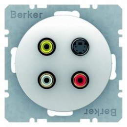 3315322089 BMO CINCH/S-VIDEO, R.1, цвет: полярная белезна Berker