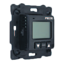 FD18000-M Терморегулятор Цифровой. 16A, с LCD монитором. Кабель в комплекте, цвет Черный FEDE