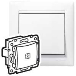 774425 Valena Переключатель 1-клавишный с индикацией Legrand
