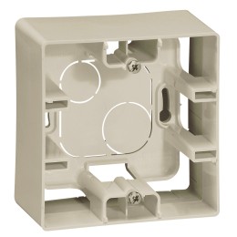 672520 Коробка накладного монтажа - 1 пост - Etika - слоновая кость Legrand