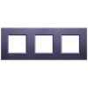 LNA4802M3CB Рамка LivingLight Квадрат Синий шелк 2+2+2 модуля Bticino