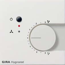 2265112 Электронный гигростат Белый Gira F100 2265112 Электронный гигростат Белый Gira F100