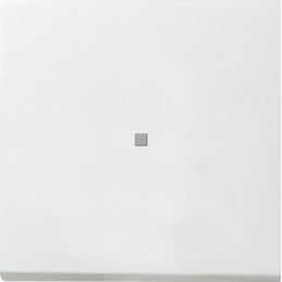 0136112 Выключатель с самовозвратом 10А/250В с подсветкой в сборе Белый Gira F100