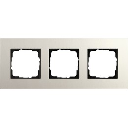 0213220 Рамка Esprit Linoleum-Multiplex Светло-серый 3-постовая Gira