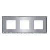 FD01213CB Рамка Toledo Bright chrome 3-постовая Fede