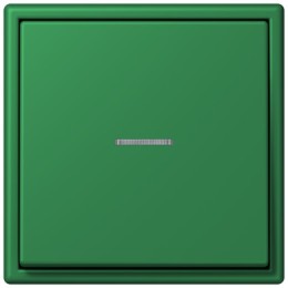 LC990KO532050 Les Couleurs® Le Corbusier Клавиша для выключателя/кнопки с окошком для подсветки vert fonce Jung