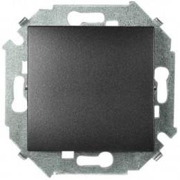 1591251-038 Выключатель одноклавишный проходной с 3-х мест (перекрёстный), 16А 250В, винтовой зажим, графит Simon 15