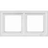 EPD482WW Рамка ECO Profi Deco Белый 2-постовая гор/верт. Jung