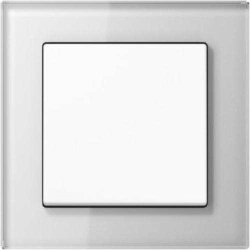 AC581GLWW Рамка A Creation Белое стекло 1-постовая Jung