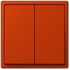 LC9954320A Les Couleurs® Le Corbusier Клавиша для двухклавишного выключателя rouge vermillon 59 Jung