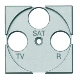 HC4207 Axolute Лицевая панель для розеток TV + FM + SAT Bticino