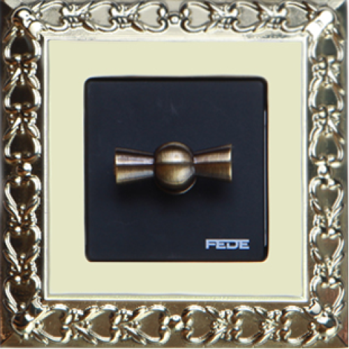 FD01221OB Рамка San Sebastian Золото 1-постовая Fede