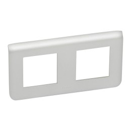079304 Рамка Mosaic Алюминий 2х2-модульная Legrand
