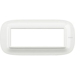 HB4806HD Рамка Axolute Овал Белый 6 модулей Bticino