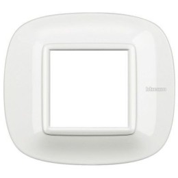 HB4802HD Рамка Axolute Овал Белый 2-модульная Bticino