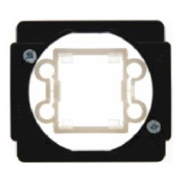18660001 Одноклавишный адаптер для одноклавишных выключателей и кнопок цвет: черный Arsys Berker