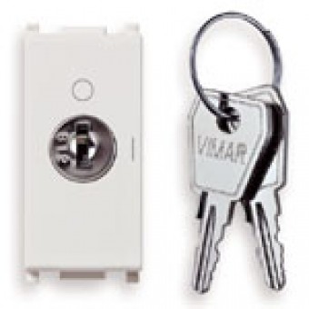 14087 Кнопка 2p no 16a с ключом Vimar Plana