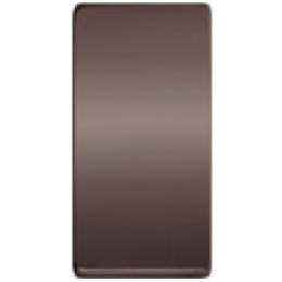 FD04311GR Клавиша для двухклавишных выключателей, цвет Graphite FEDE