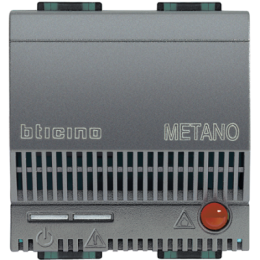 L4511/12 Детектор метана со световой и звуковой сигнализацией (85дБ), питание 12В, 2 модуля Bticino