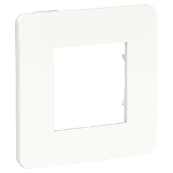 NU280218 Рамка Unica Studio Color Белый 1-постовая Schneider Electric