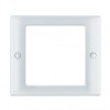 MTN401119 Рамка с винт. креп. Aquadesign Полярно-белый 1-постовая Merten