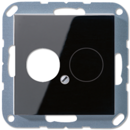 A562SW Крышка для 2-х гнезд, чер. Jung A серия