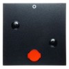 15771606 Прикручивающаяся клавиша с красной линзой и надписью "0" цвет: антрацит, матовый B.1/B.3/B.7 Glas Berker