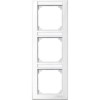 MTN470319 Рамка с полем для надписи M-Smart Полярный белый 3-постовая вертикальная Merten