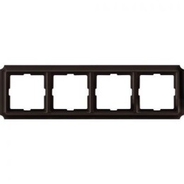 MTN4040-4715 Рамка Antik Коричневый 4-постовая Merten