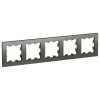 ATN000905 Рамка AtlasDesign Сталь 5-постовая Schneider Electric