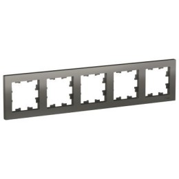 ATN000905 Рамка AtlasDesign Сталь 5-постовая Schneider Electric