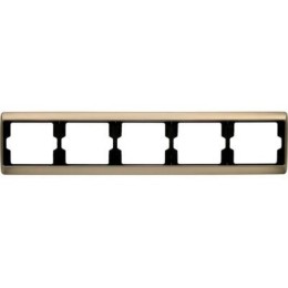 13940001 Рамка Arsys Светло-бронзовый 5-постовая Berker