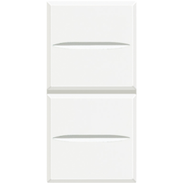 HD4036 Axolute Кнопка двойная 1Р (NO) + 1Р (NO) 10 А 250 В~ Bticino