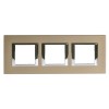 HA4802M3HBR Рамка Axolute Квадрат Бронза 2+2+2 модуля Bticino