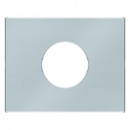 11657004 Центральная панель для нажимной кнопки и светового сигнала Е10 цвет: стальной, лак K.5 Berker