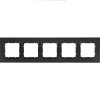 10156626 Рамка B.7 Антрацит 5-постовая Berker
